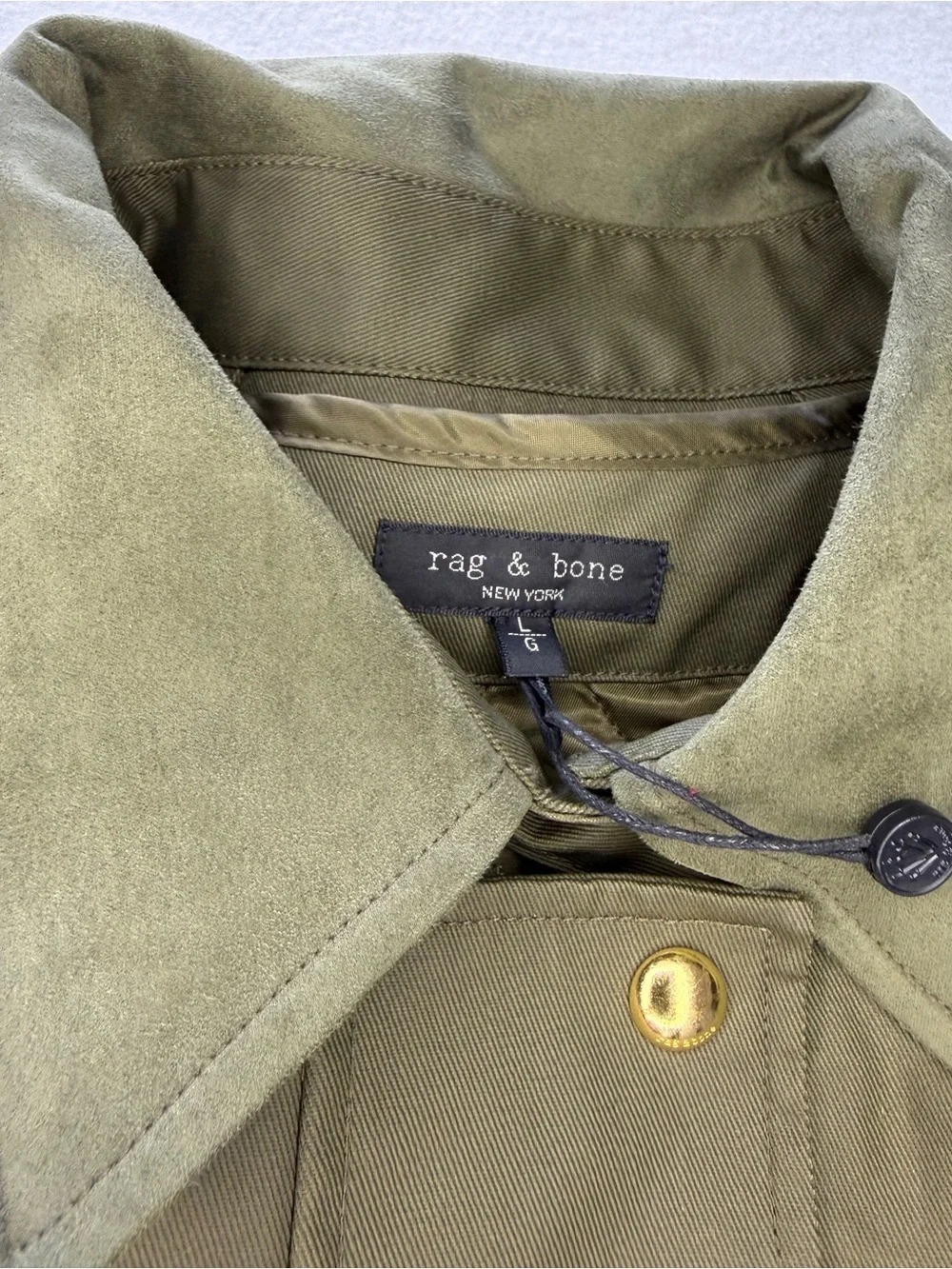 Rag & Bone Nonie Cotton Field Jacket NWT Zip Out Liner 3 Coats in 1 $548 Retail